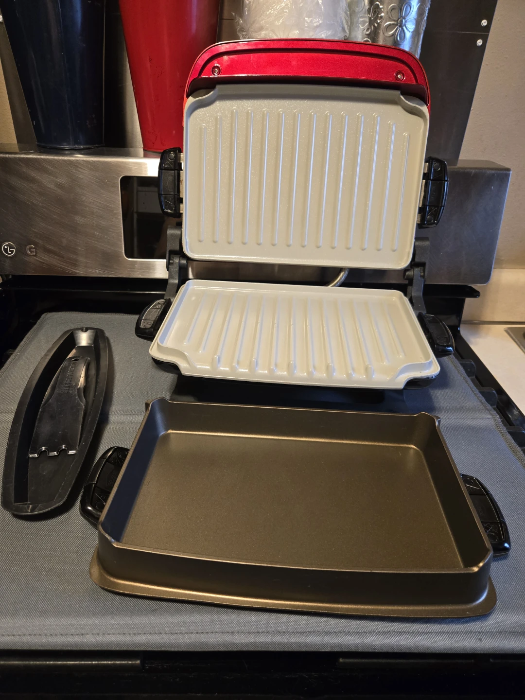 George Foreman Evolve Grill System with Baking Pan - photo 3