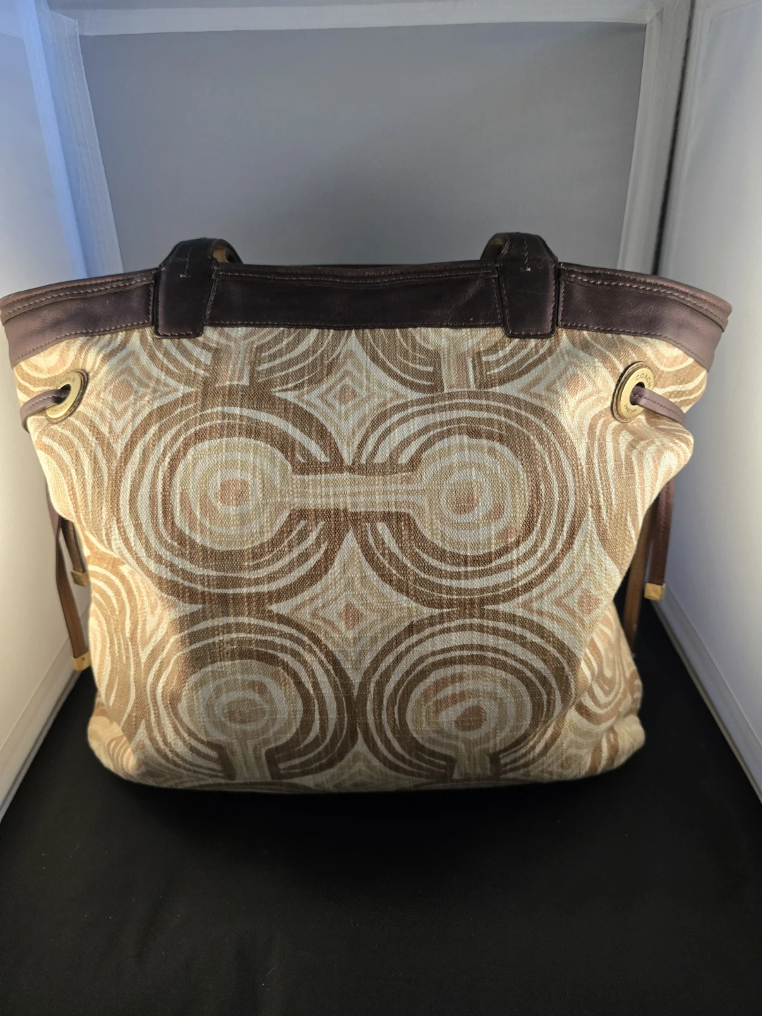 Coach Patterned Tote Bag - photo 2