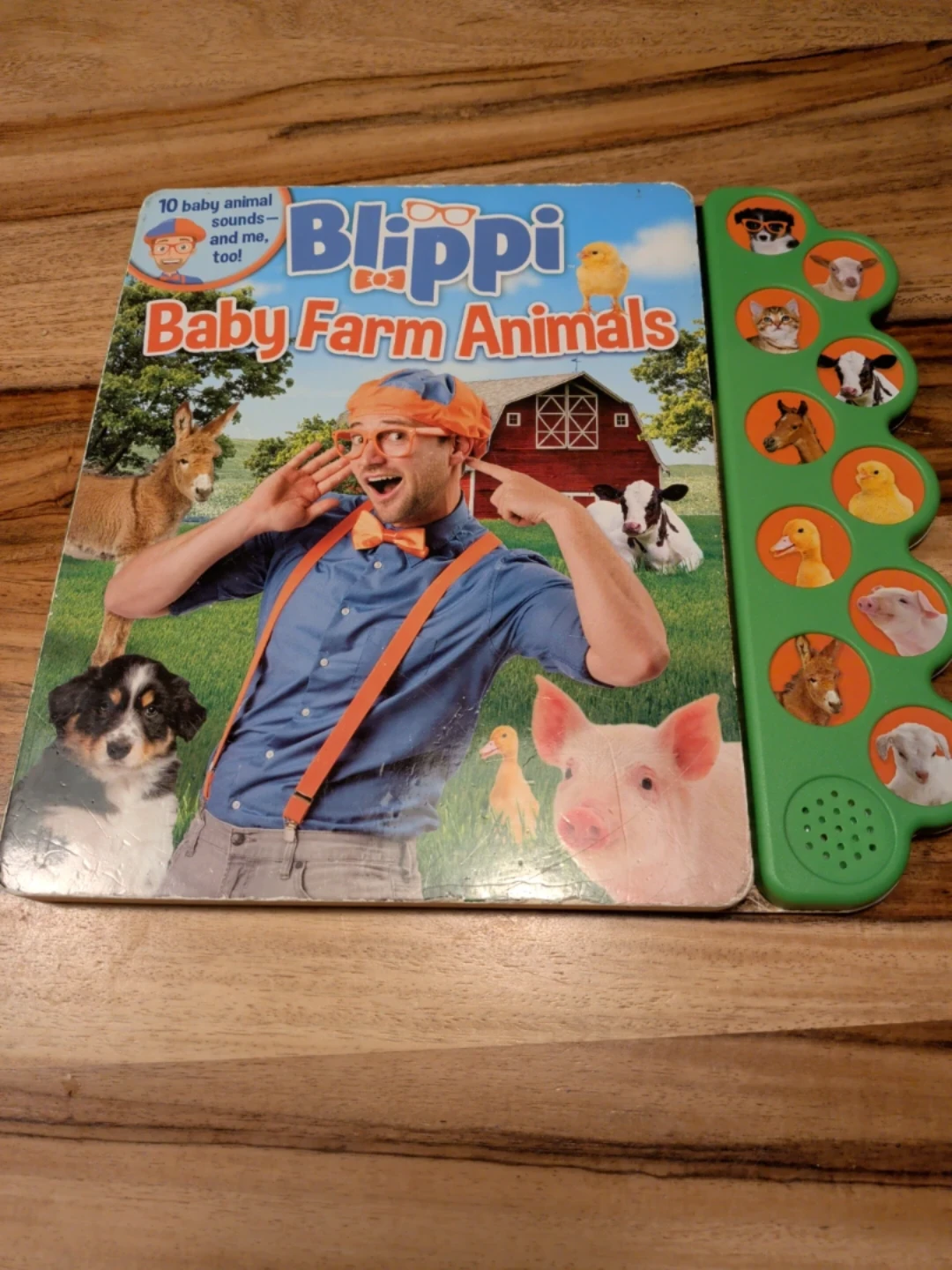 Blippi Baby Farm Animals Sound Book 🏈