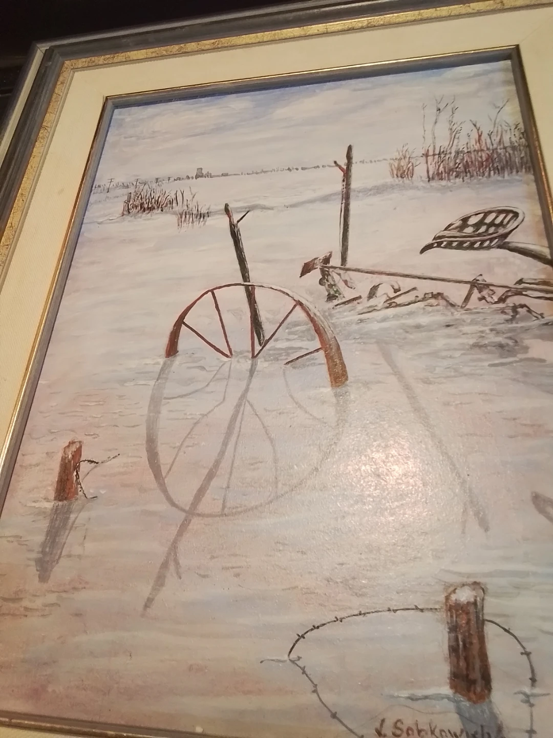 Canadian Oil Painting "Shadows of Other Days" by J. Sobkowich - photo 5