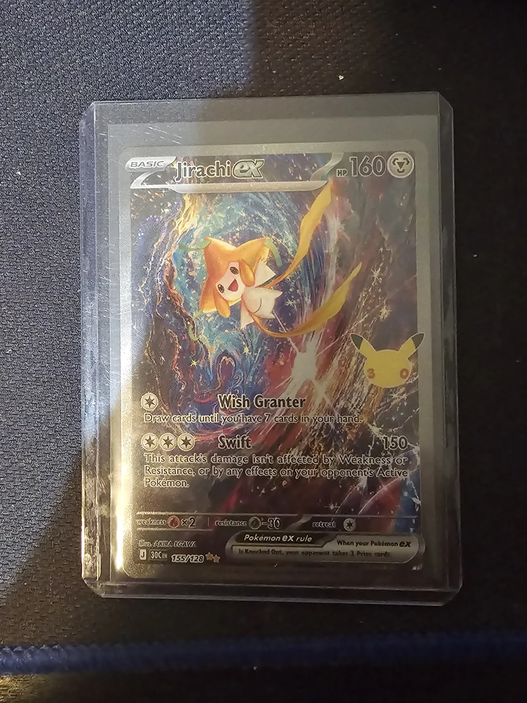 Jirachi EX Pokémon Celebrations Card