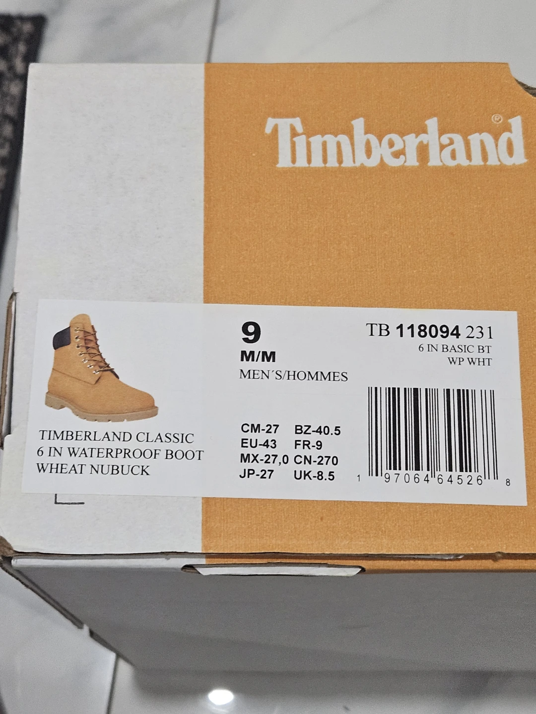 Timberland Classic size 9 men's - photo 2
