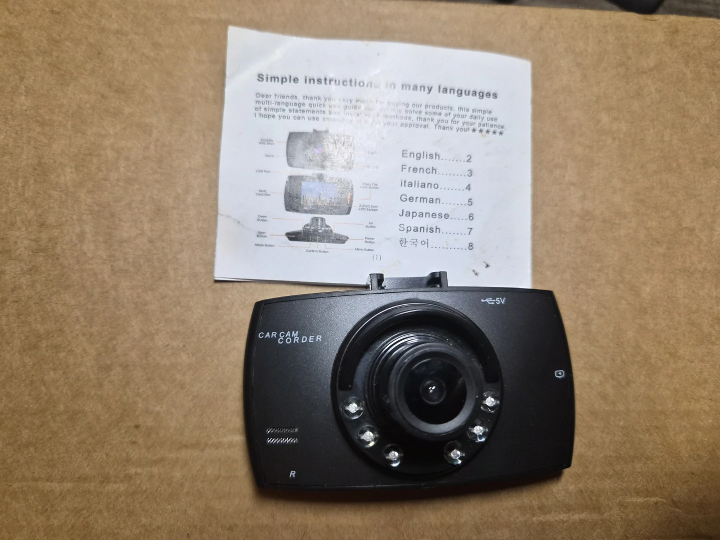 Car Camcorder Dash Camera