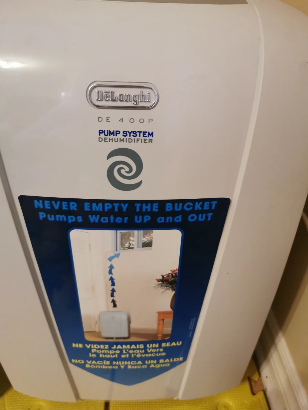 DeLonghi 40-Pint Pump Dehumidifier - photo 2