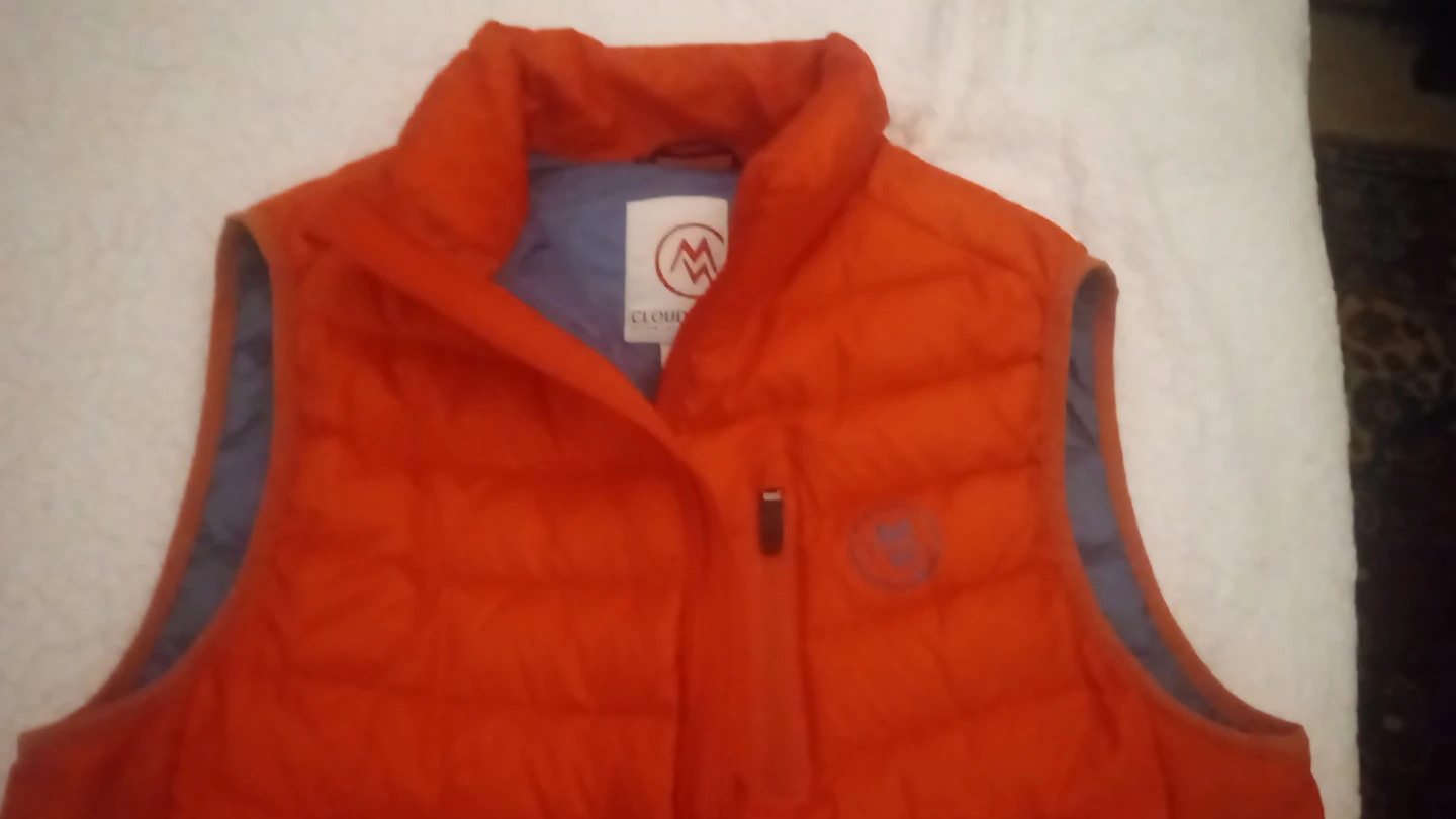 Cloudveil Men's Puffer Vest - Orange - Medium - photo 2