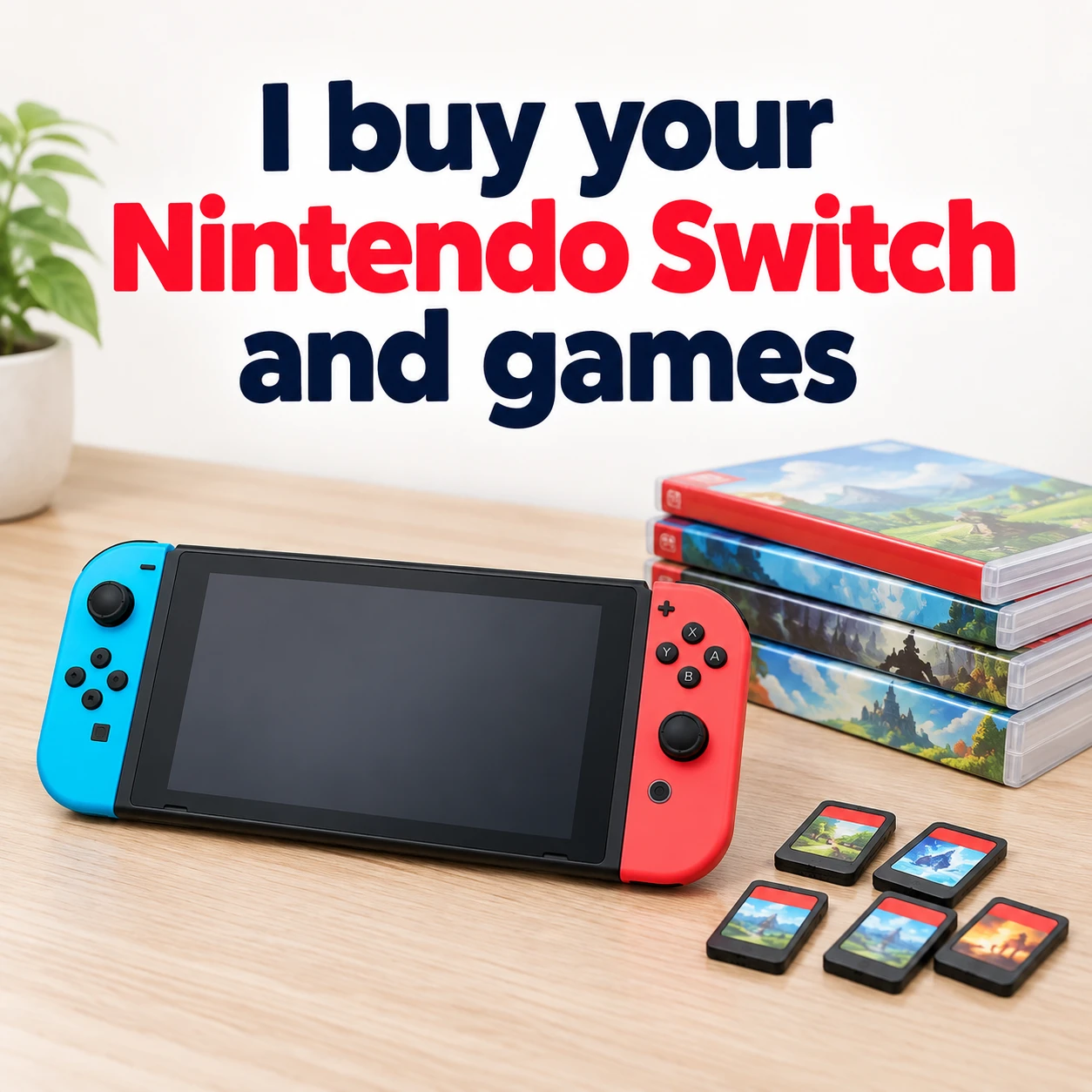 Wanted: Nintendo Switch and Games! Get Cash ASAP!