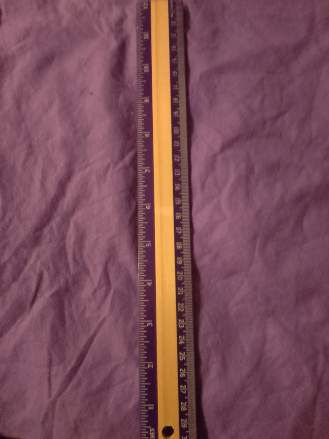 30 cm Dual-Sided Wooden Ruler 🏈