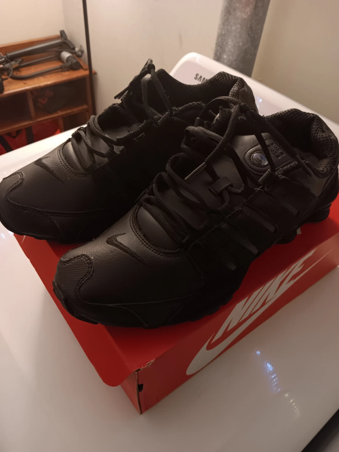 Nike Shox Black Sneakers , size 10,  20 dollars