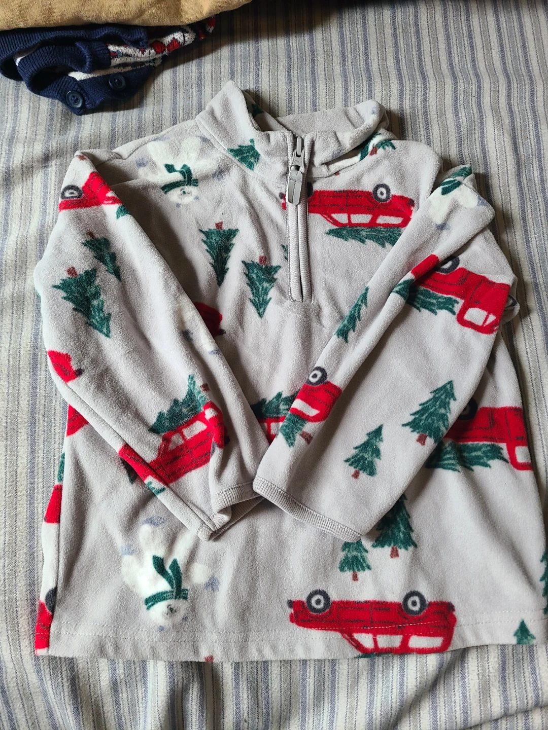 Carter's Child of Mine Holiday Fleece Quarter-Zip
