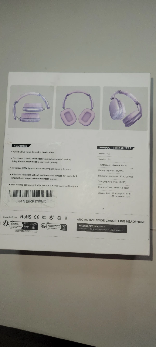 Y02 Hybrid Active Noise Cancelling Headphones - photo 4