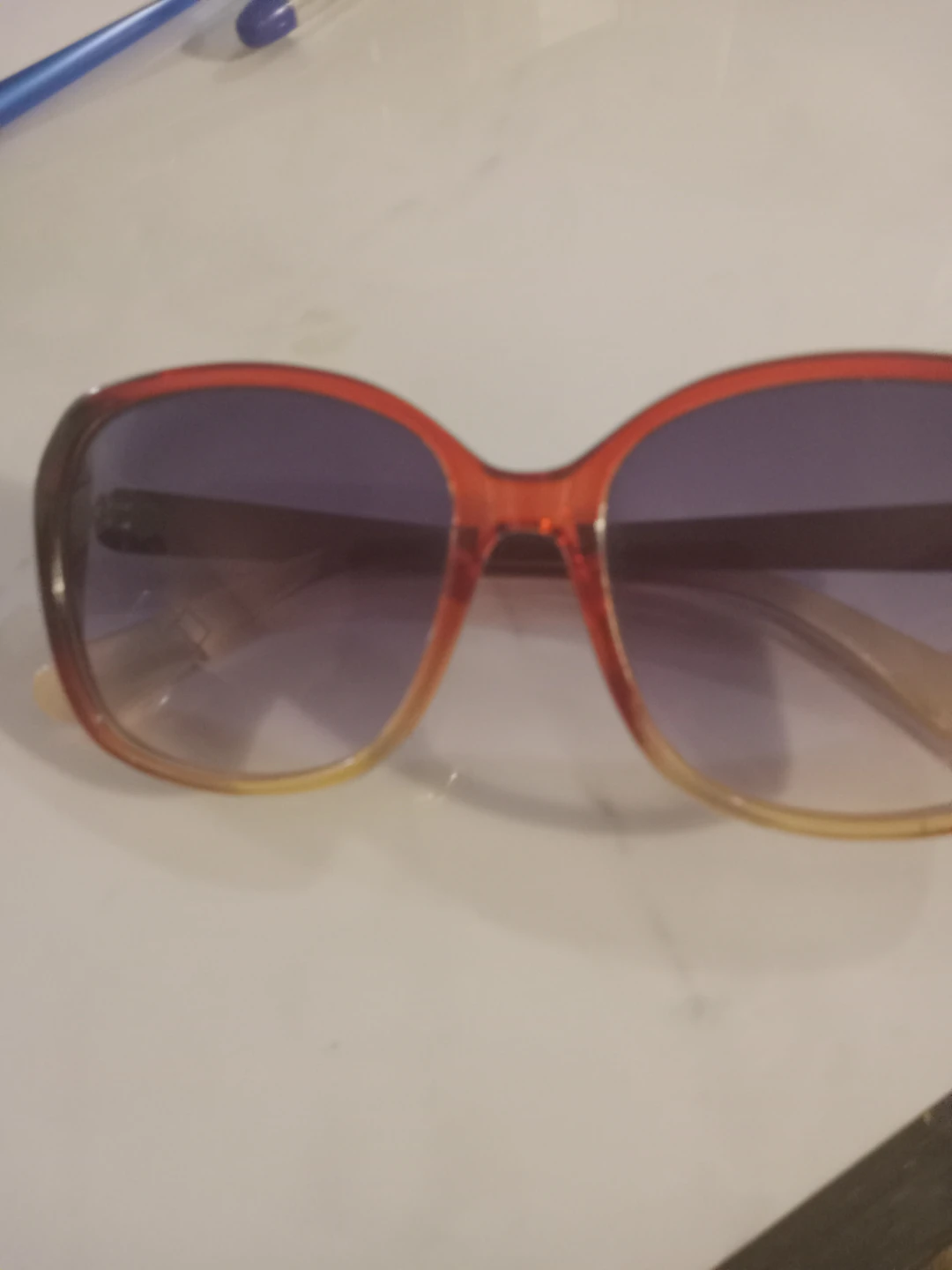 Red and Yellow Gradient Sunglasses