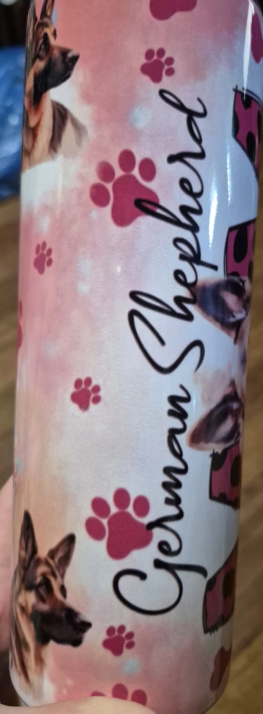 German Shepherd Tumbler