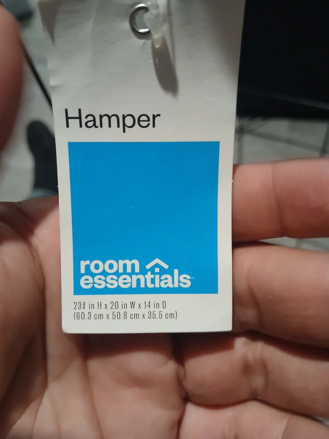 Room Essentials Black Wire Hamper - photo 4