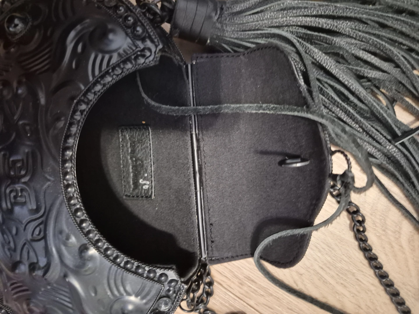 Sam Edelman black crossbody metallic bag - photo 5