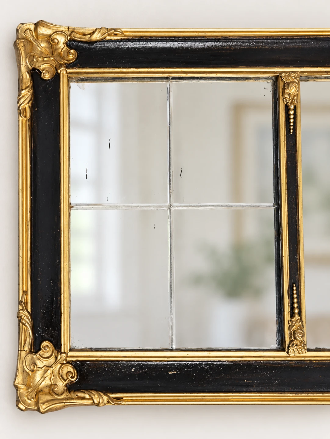 Restored Vintage 1930s Parisian style mirror 48 lx 15 h - photo 3
