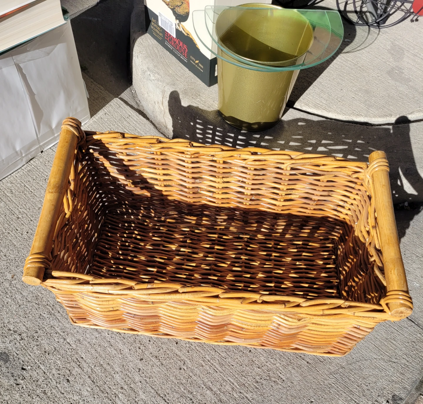 Woven Bamboo Storage Basket