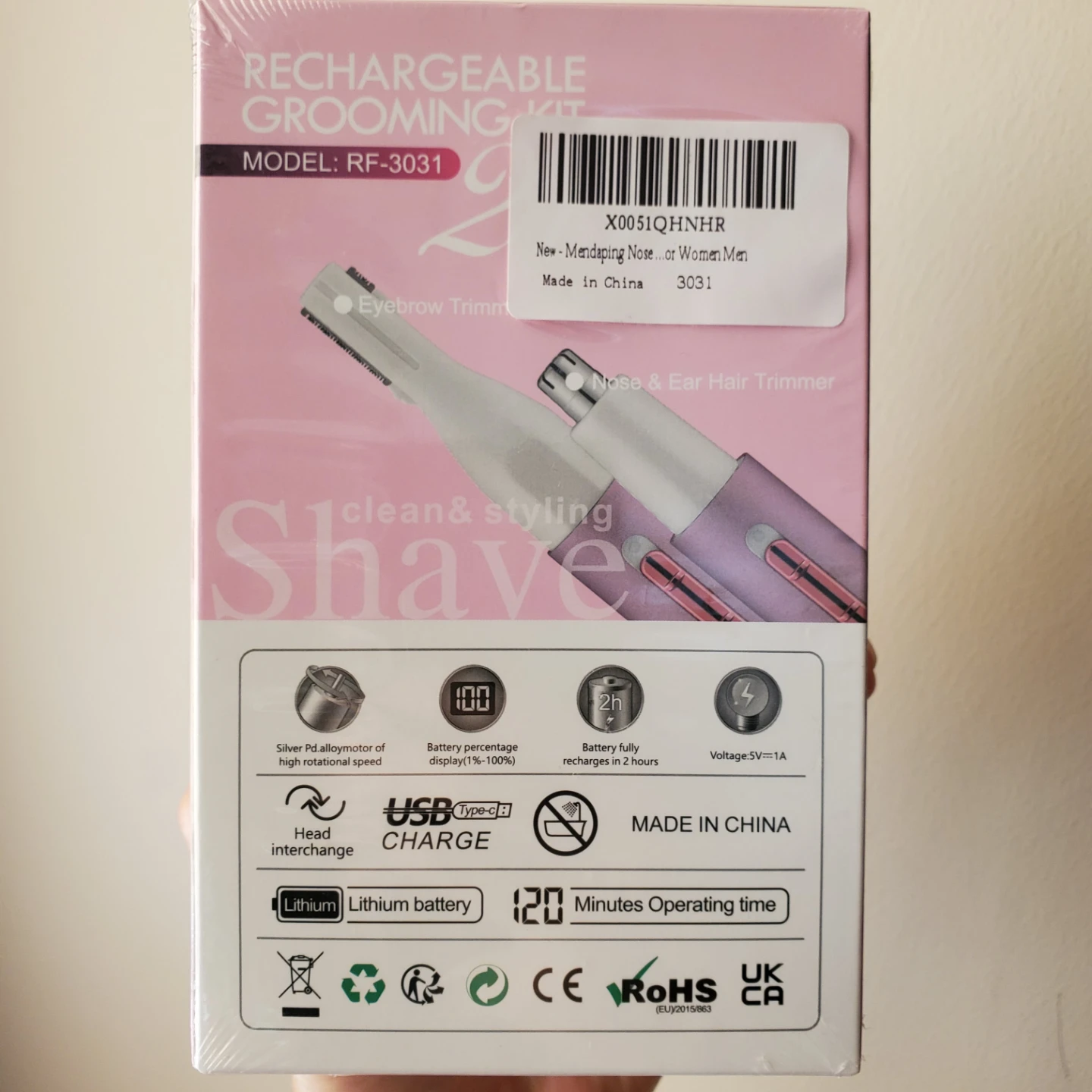 Facial Grooming Kit - NEW - USB Rechargeable - photo 2