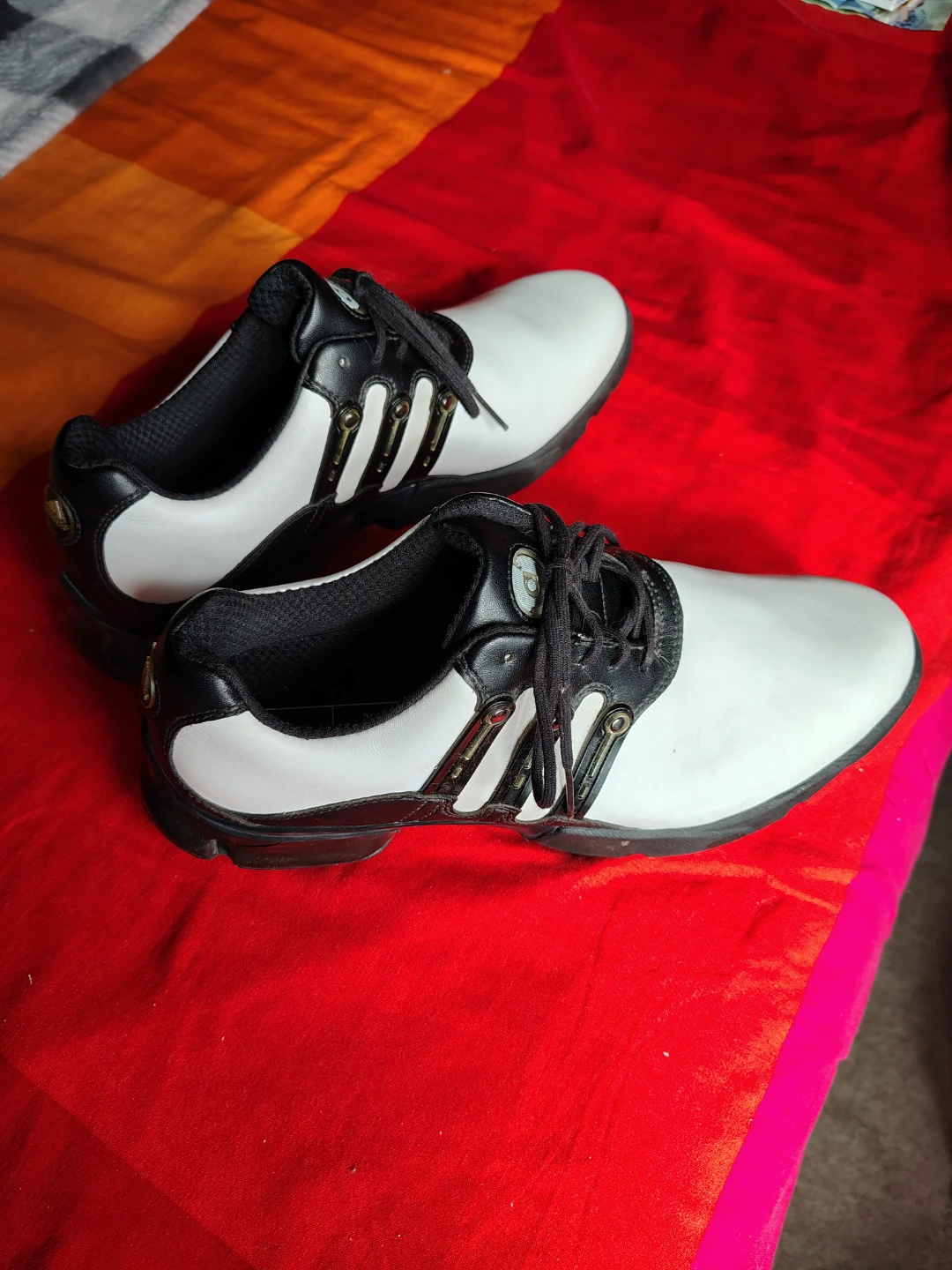 Golf Shoes - White and Black Adidas - photo 3