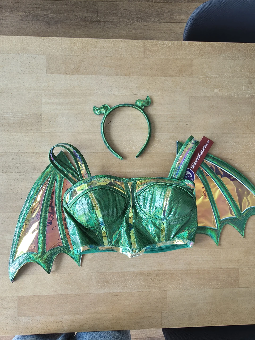 Dragon Costume Set with Wings and Headband