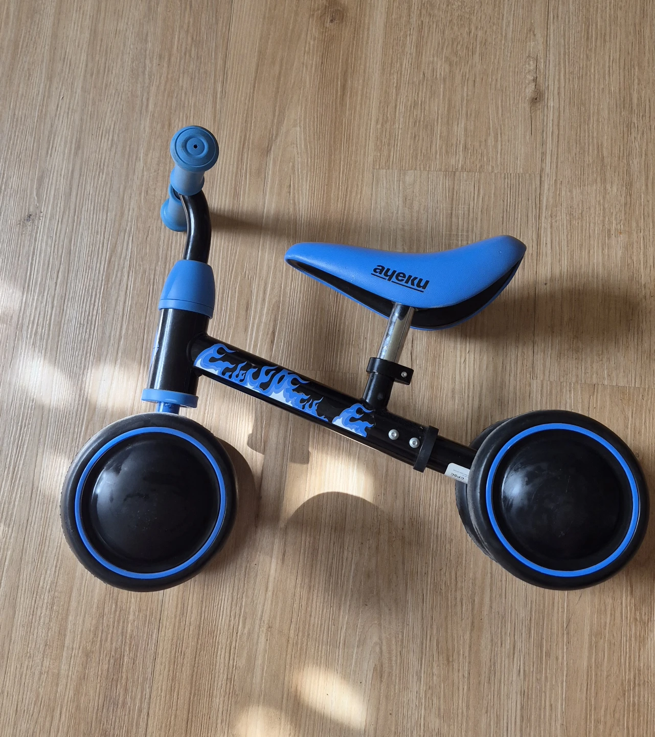 Ayeku Toddler Balance Bike Blue - photo 3
