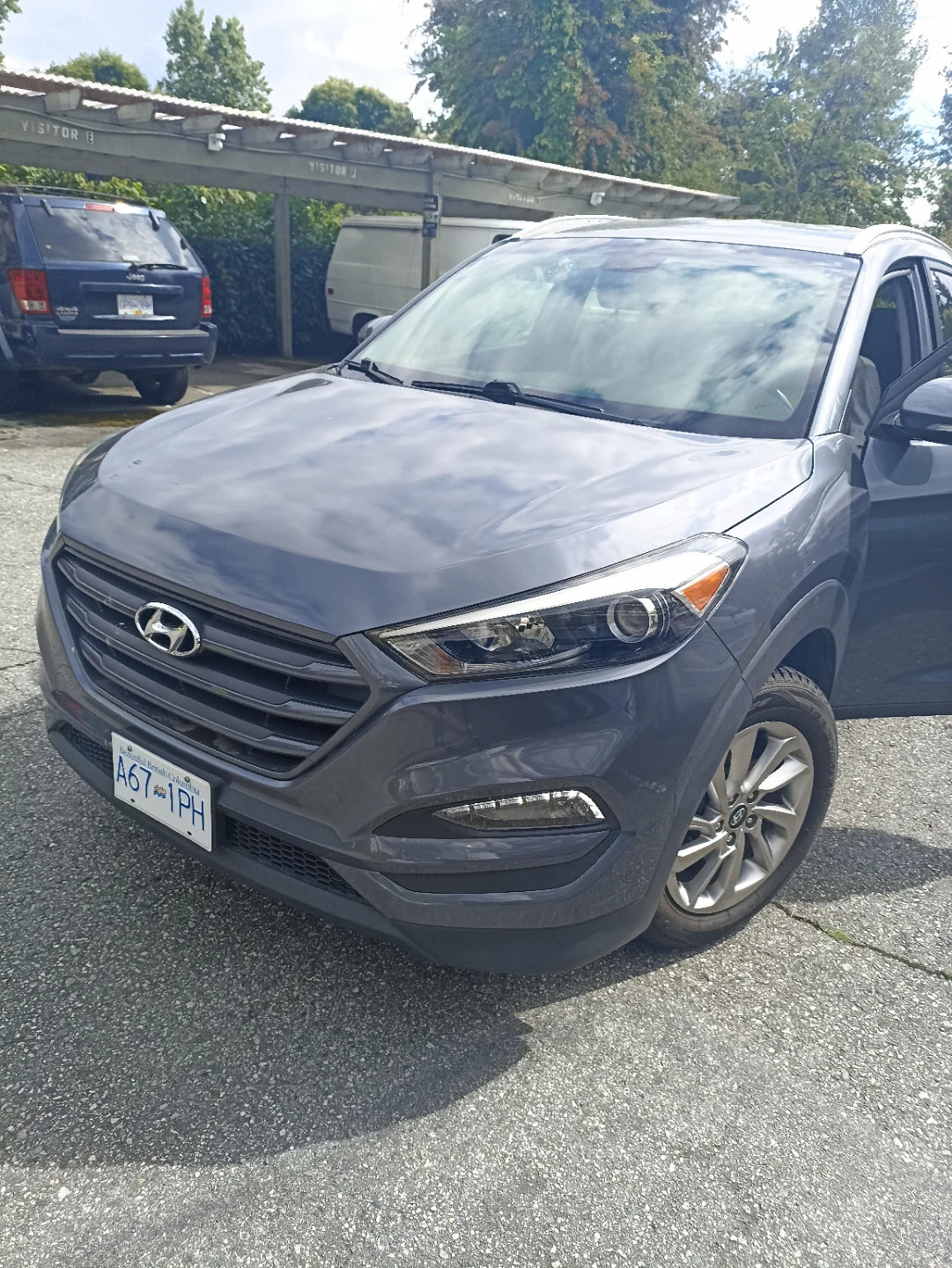 Grey Hyundai Tucson AWD