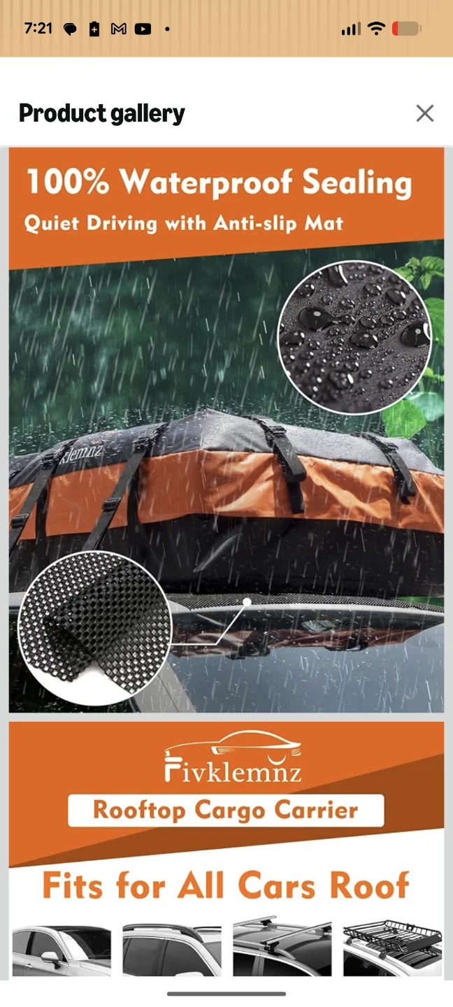 MCBD Rooftop Cargo Carrier