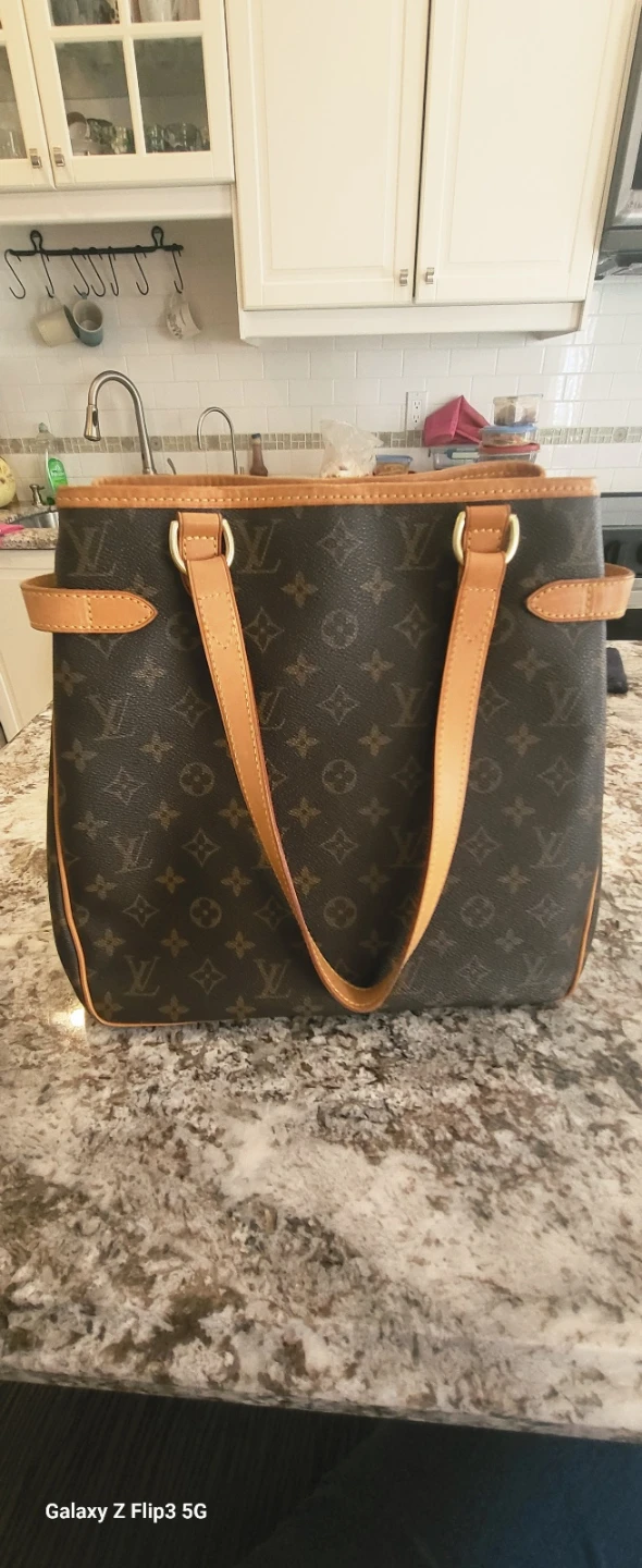 Louis Vuitton Monogram Leather Tote Bag