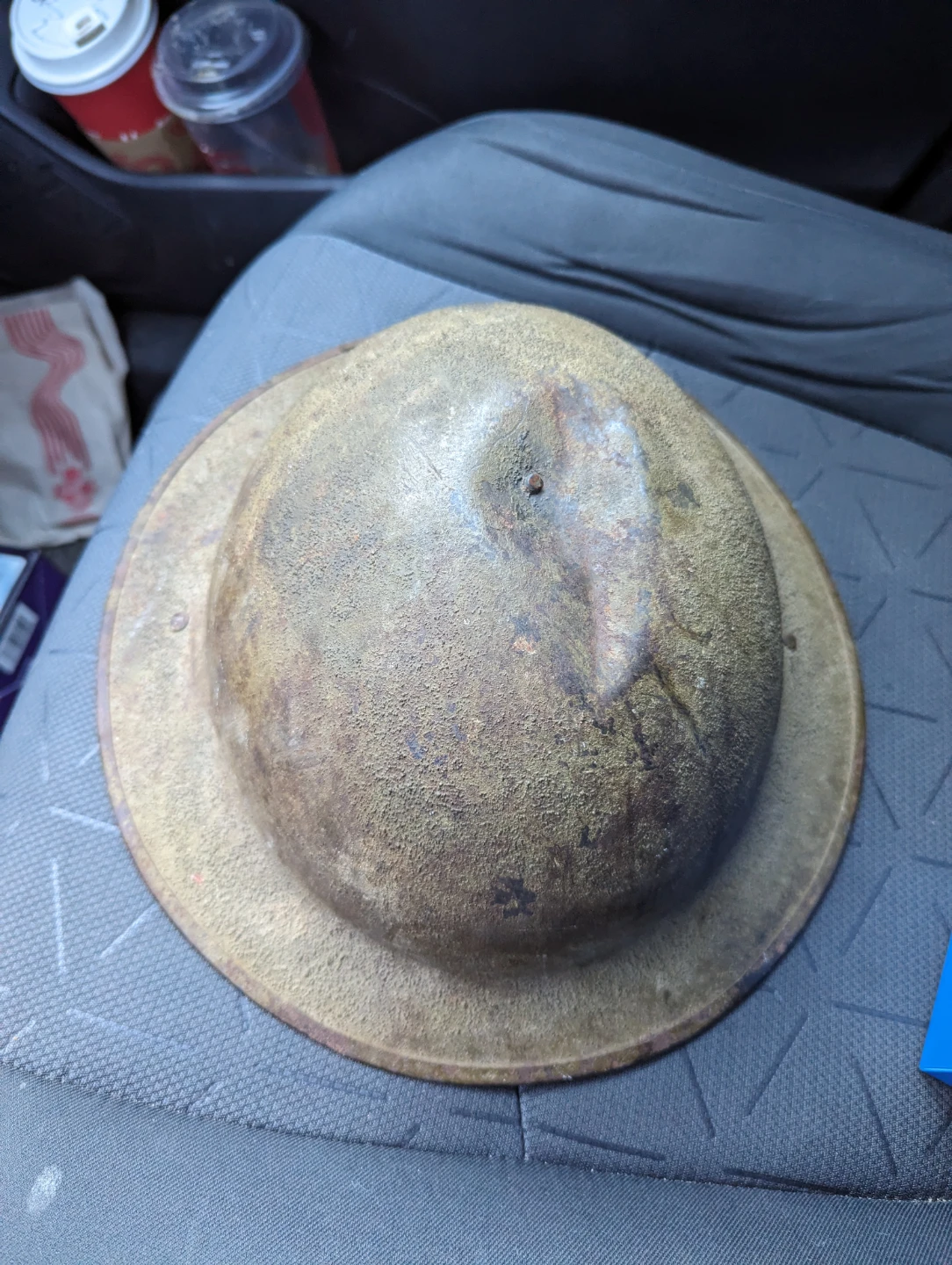 Vintage Military Brodie Helmet