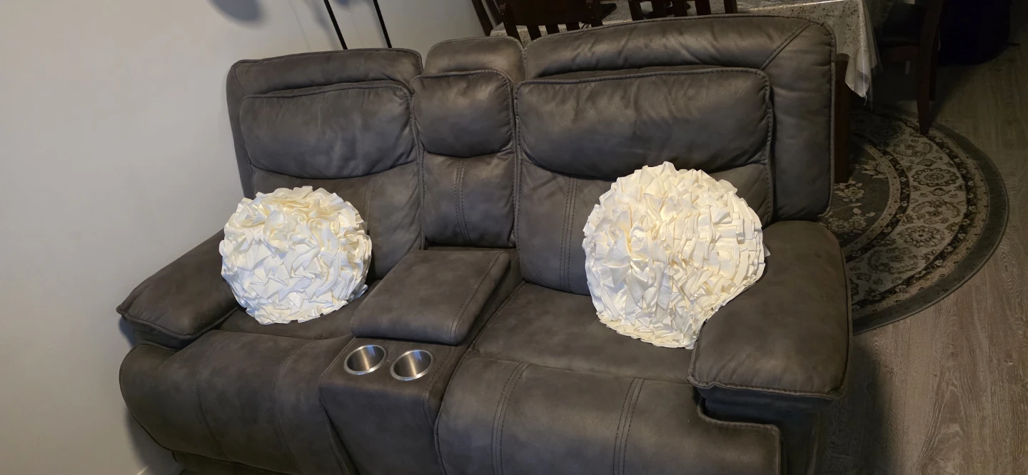 Laresview Reclining Loveseat with Console