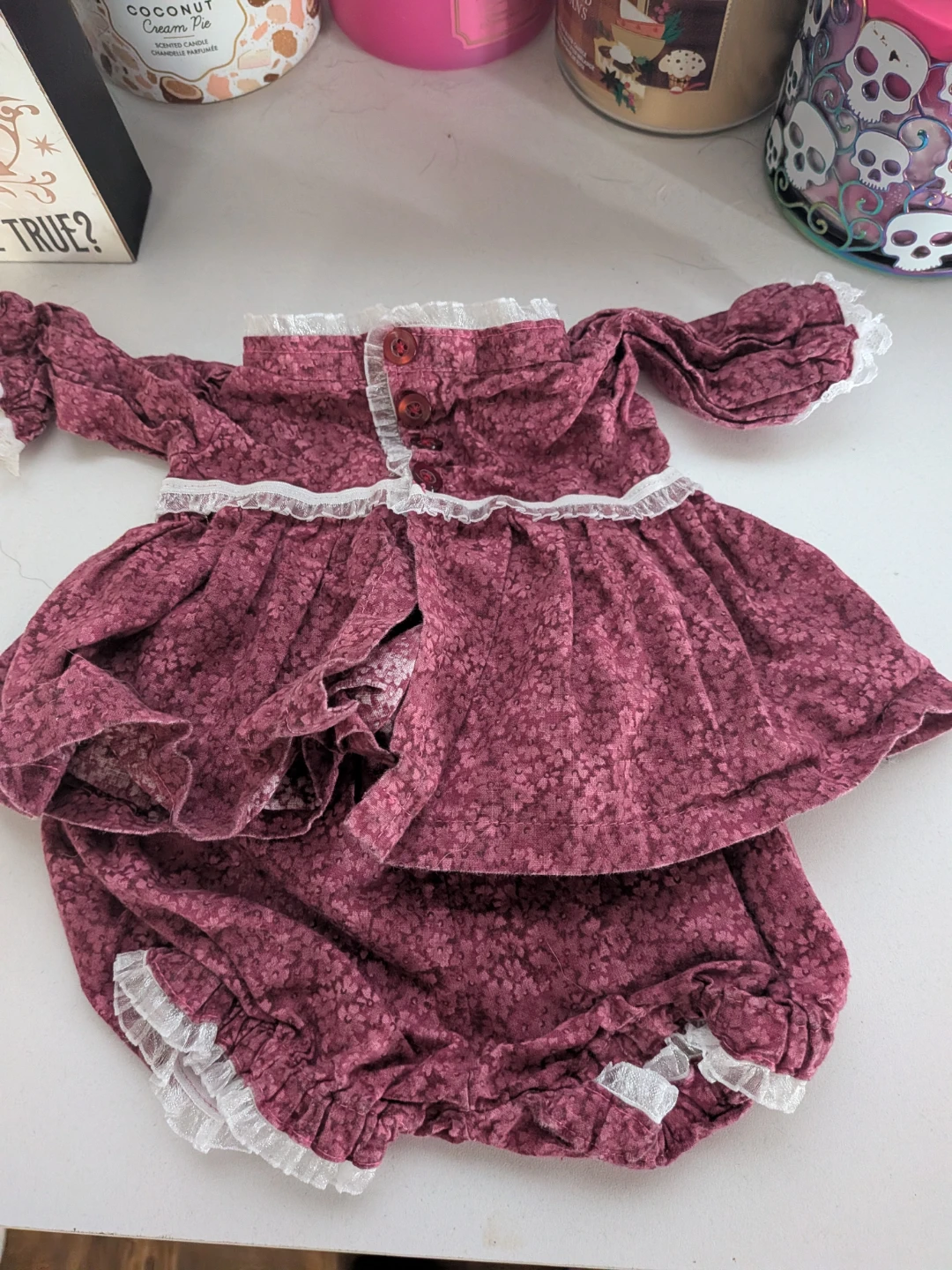 Vintage Style Floral Dress and Bloomers Set - photo 3