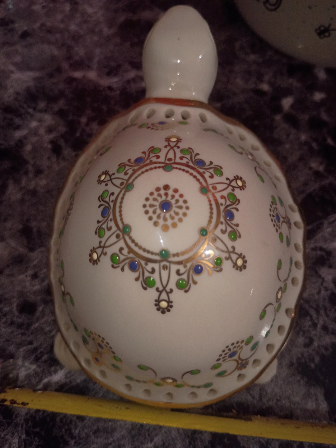Decorative Porcelain Turtle Figurine - photo 2