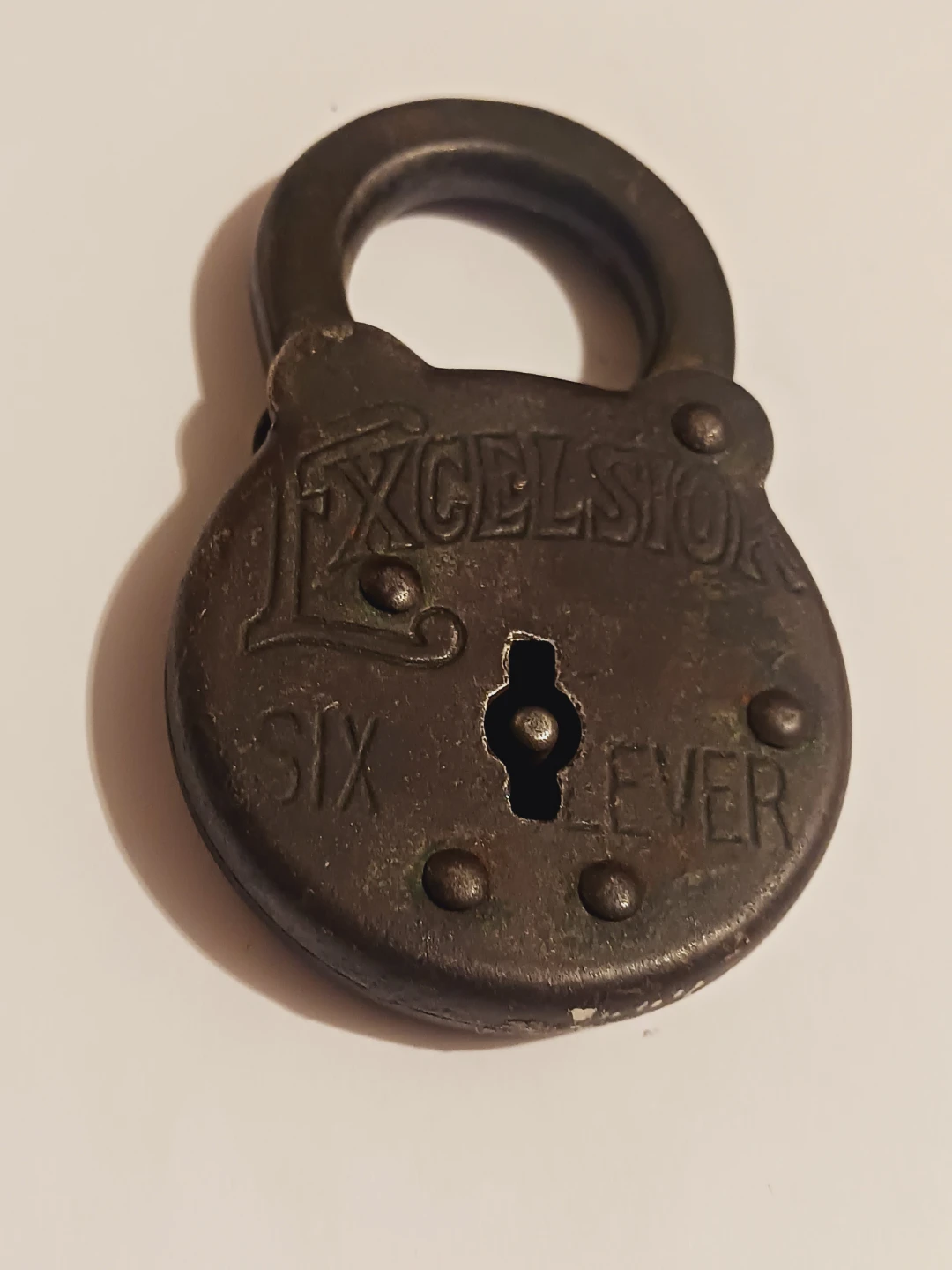 Antique Excelsior Six Lever Padlock - photo 2