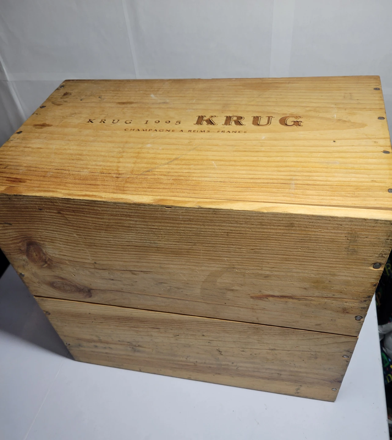 Krug 1995 Champagne Wooden Crate - photo 3