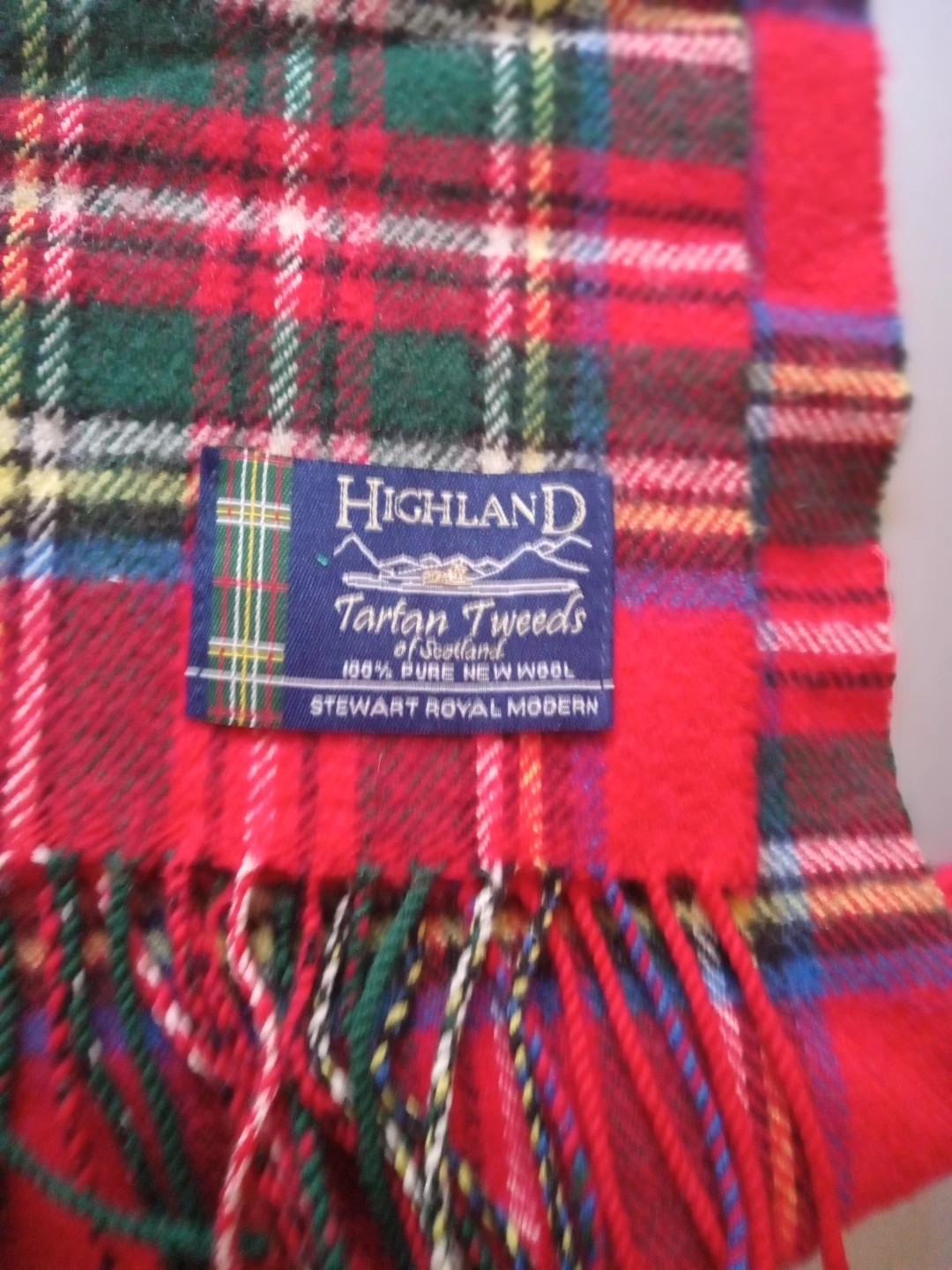 Highland Tartan Tweeds Scarf - 100% Pure New Wool - photo 2