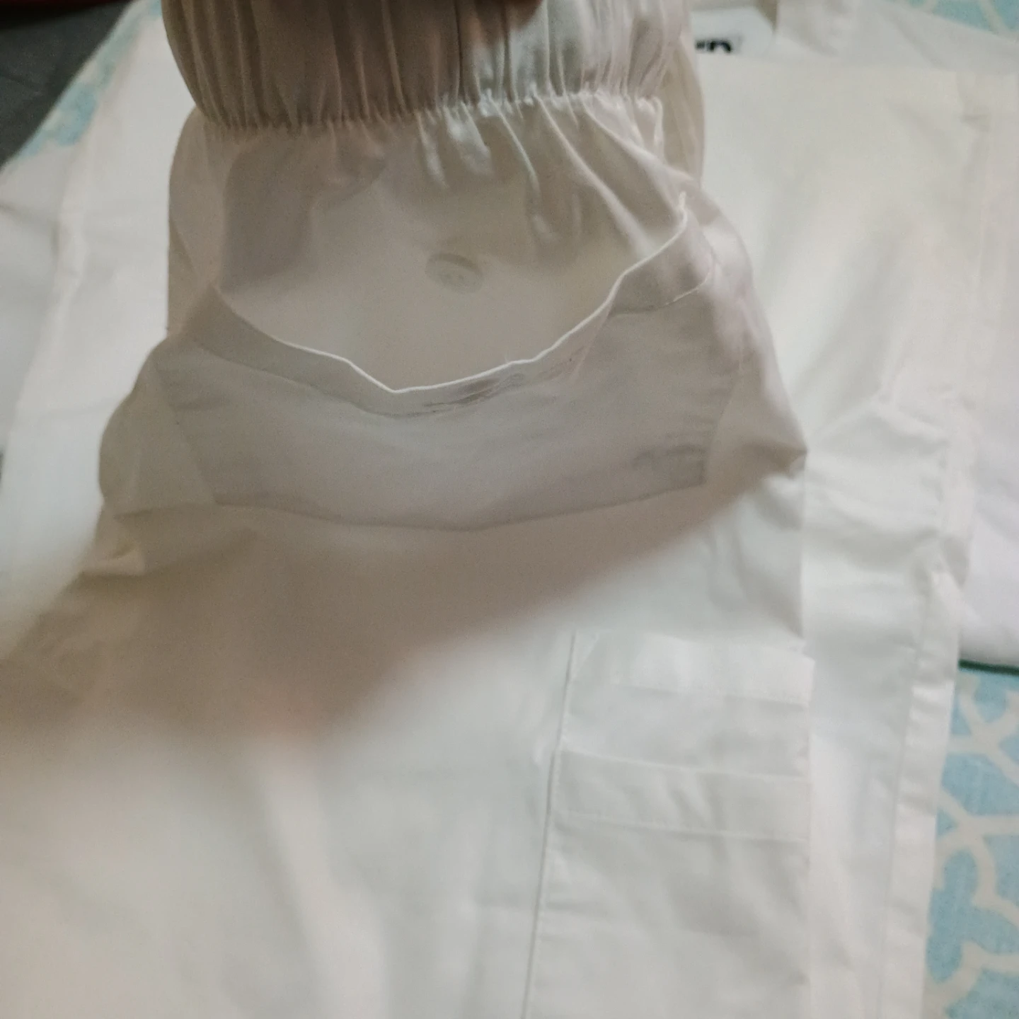 White Chef Coat and Pants Set