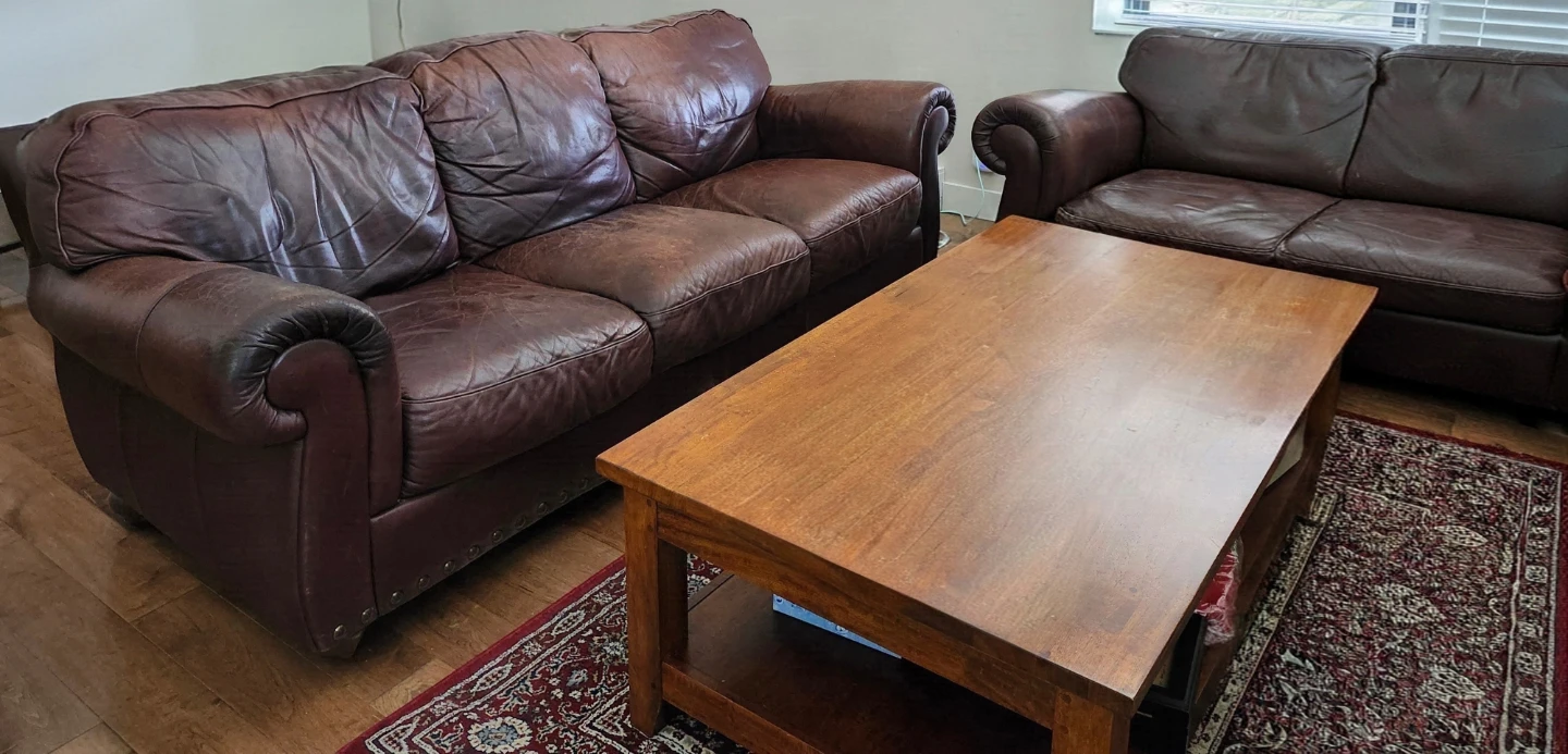 NATUZZI leather sofa