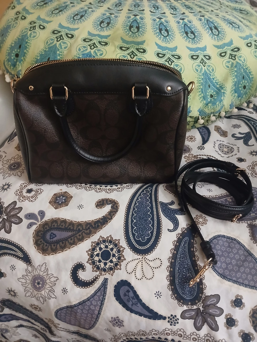 Coach Signature Satchel Bag - photo 5