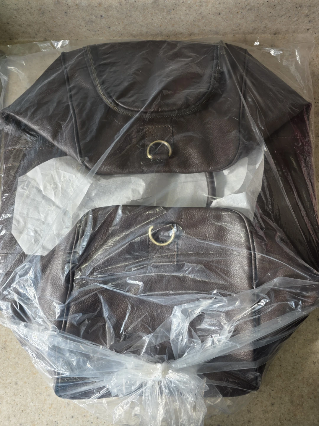Genuine Leather Travel Duffel Bag - photo 5