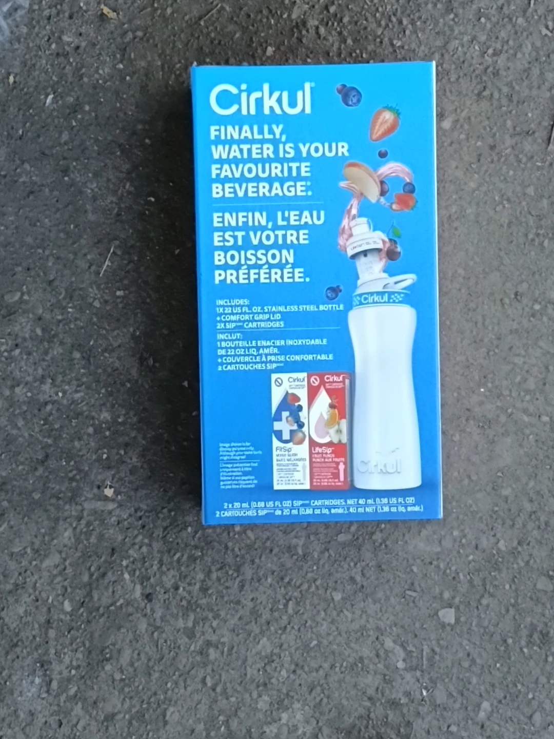 🏈Cirkul Stainless Steel Water Bottle Starter Kit