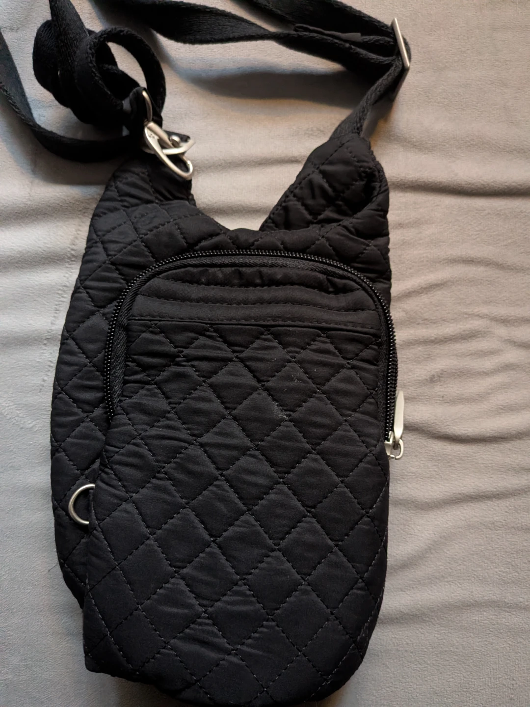Quilted Black Crossbody Bag - Travelon