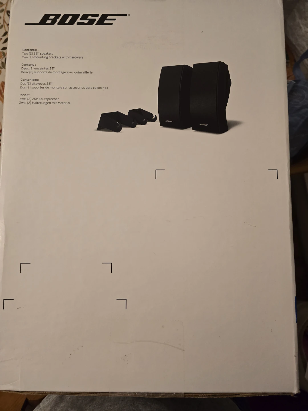 New in Box!!! Bose 251 Outdoor Environmental Speakers - photo 2