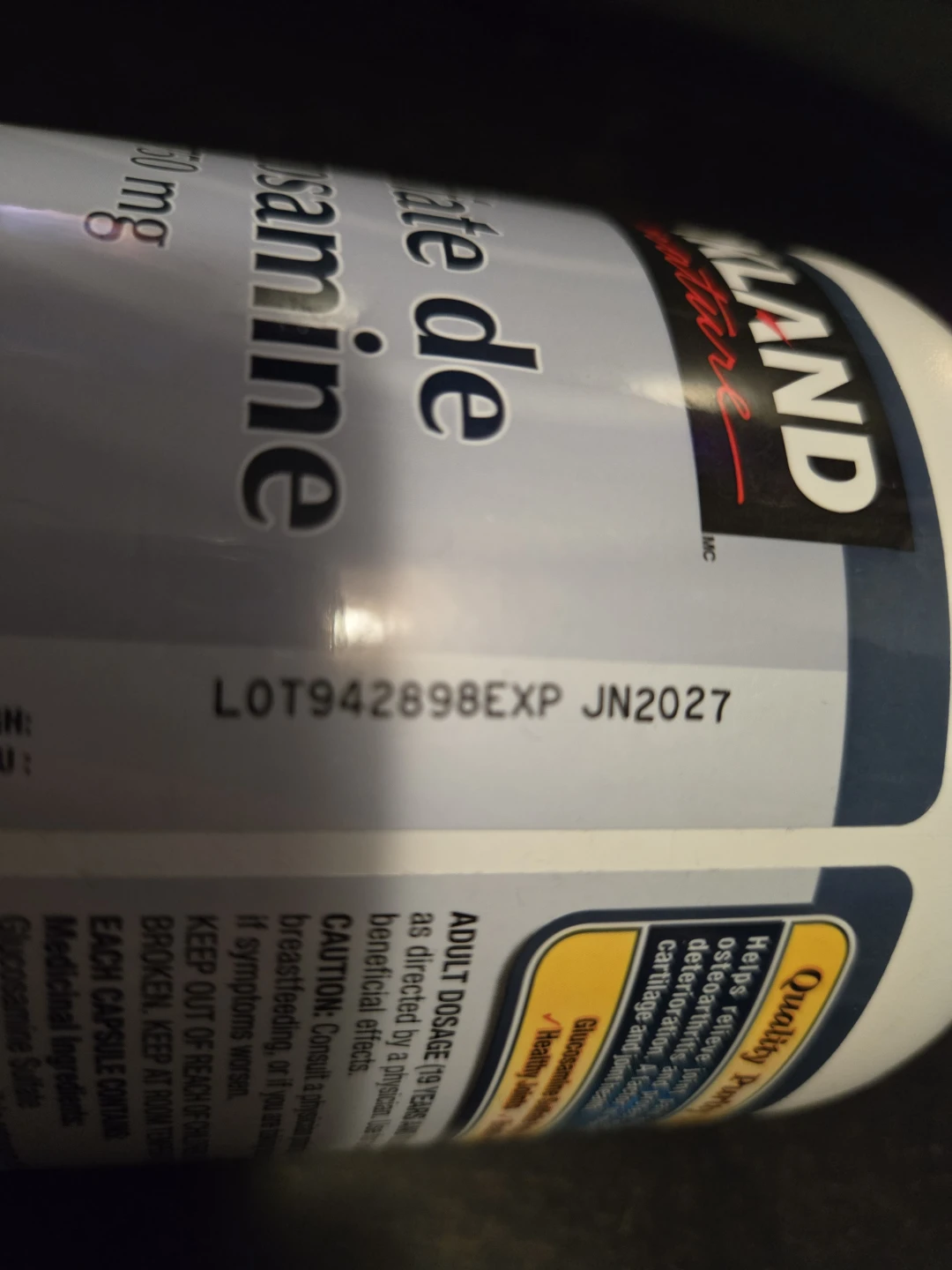 Glucosamine 750mg caplets - photo 3