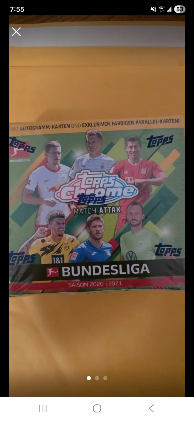 Topps Chrome Match Attax Bundesliga 2020/2021 Box - photo 2