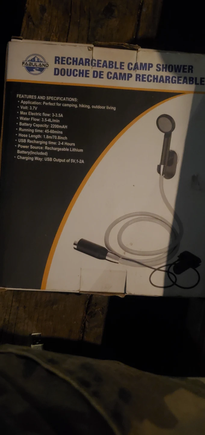 Fabuland Rechargeable Camp Shower