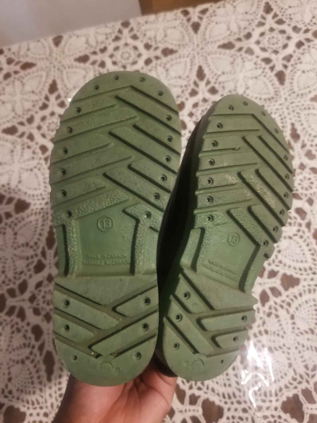 Kids Size 13 Black Rubber Rain Boots - photo 3