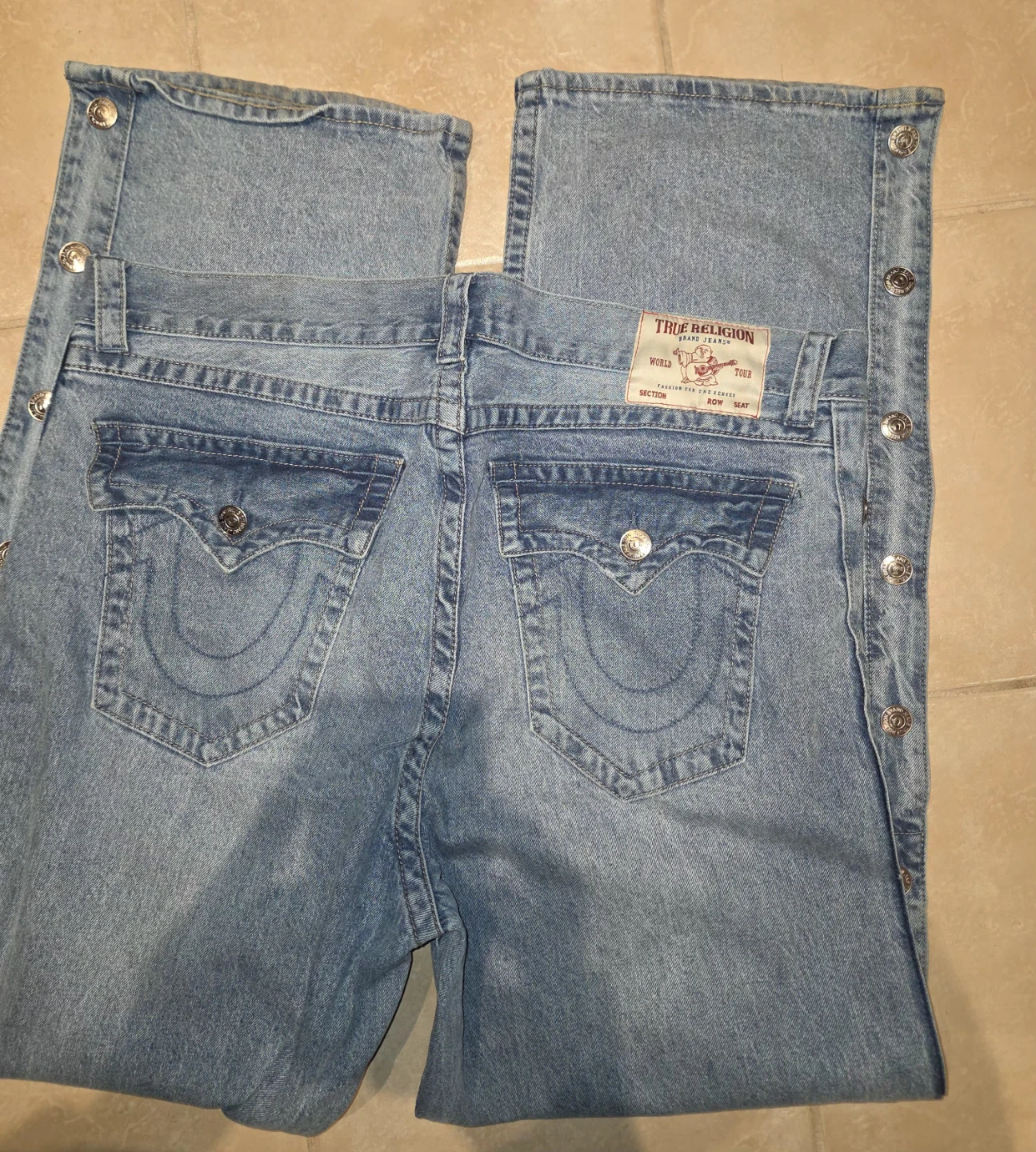 True Religion Vinny Ultra Baggy Jeans Size 36 - photo 2