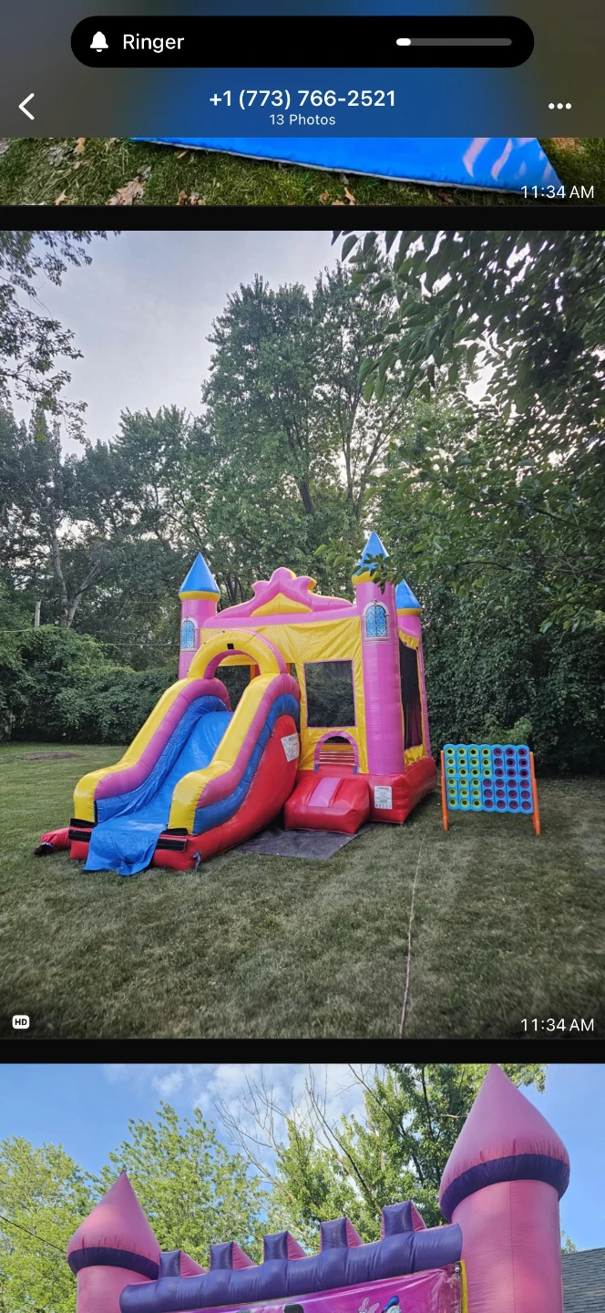 Inflatable Bouncer and Slide Combo - photo 2