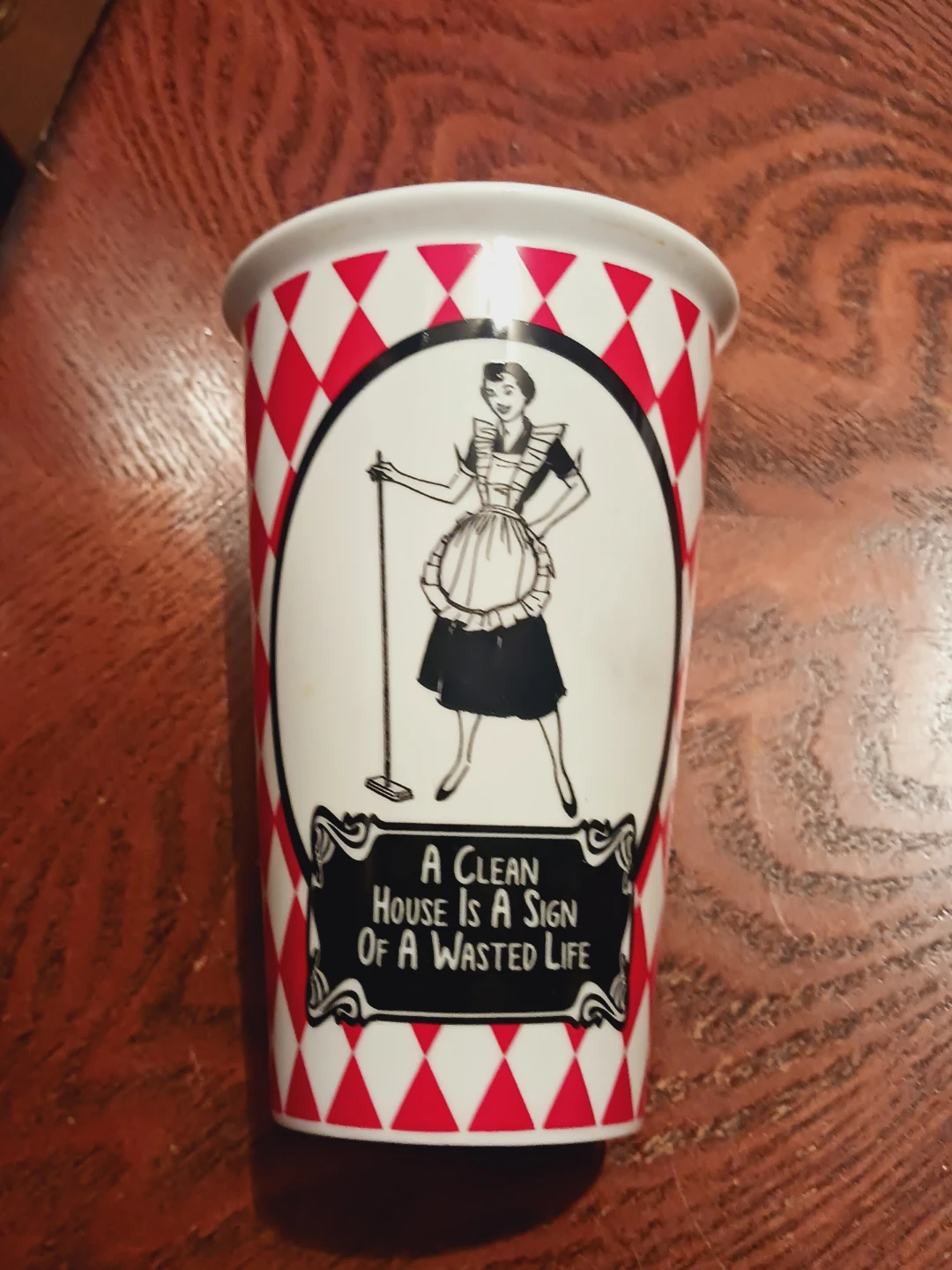 New!! Ceramic Mug - "A Clean House Is A Sign Of A Wasted Life"