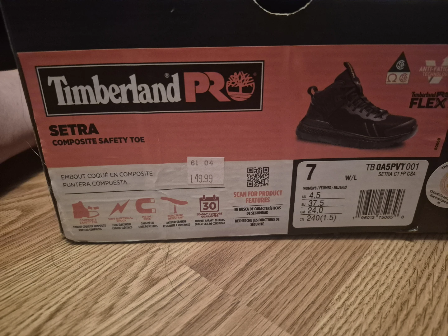 Timberland PRO Setra Women's Composite Safety Toe Boots