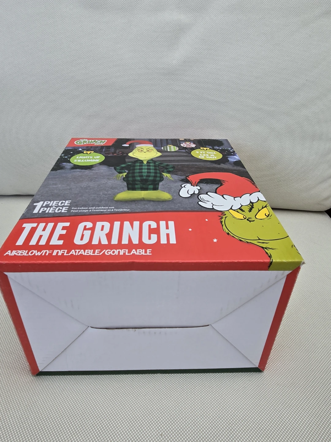 Brand new Christmas inflatable the grinch 4ft tall - photo 2